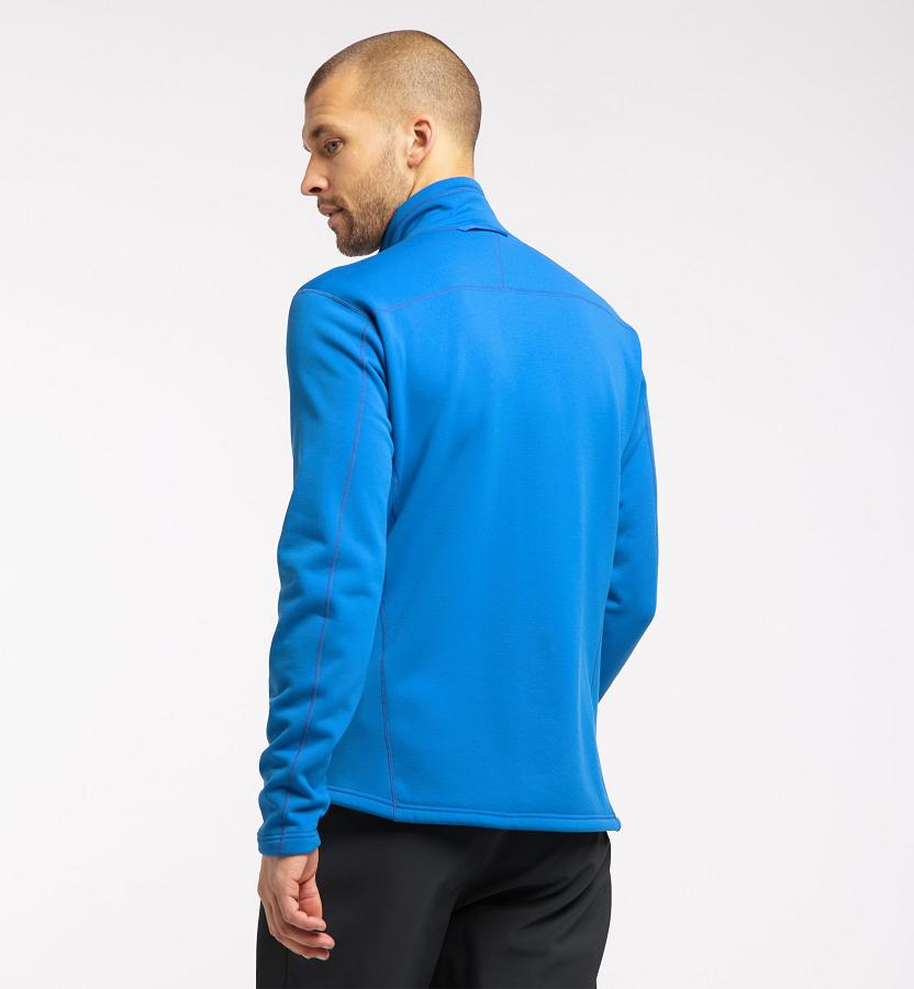 Haglöfs Mens Bungy Fleece Blue New Zealand 94568QJHA